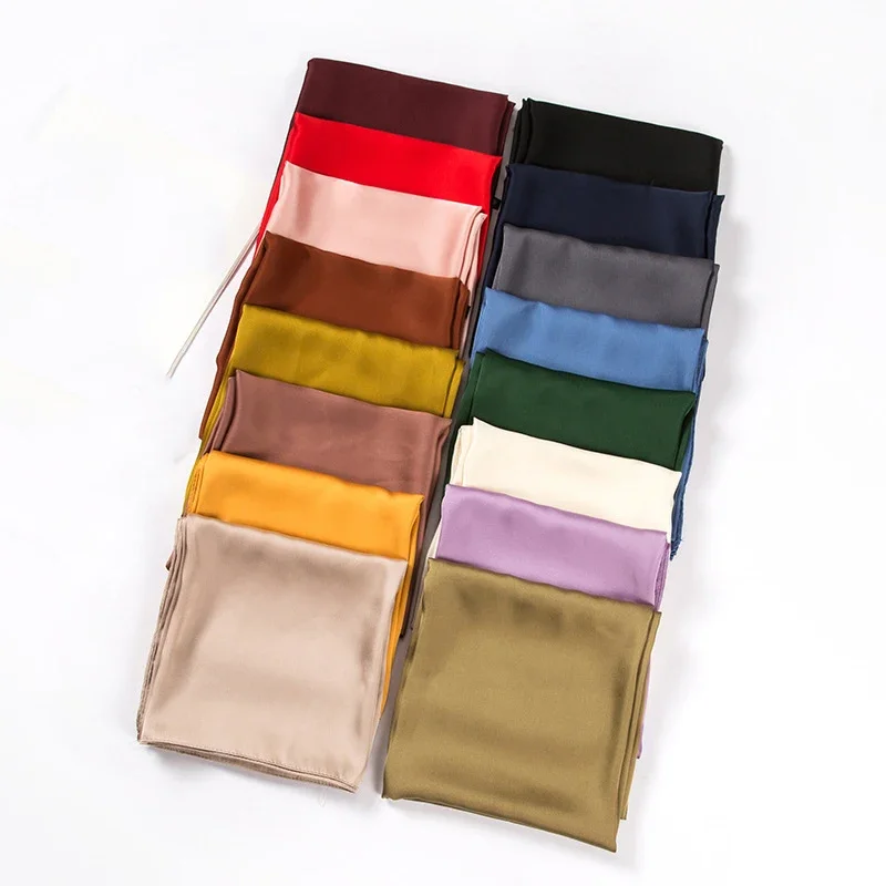 Silk Neck Scarf - Sciarpa in Raso da Donna 70cm,
