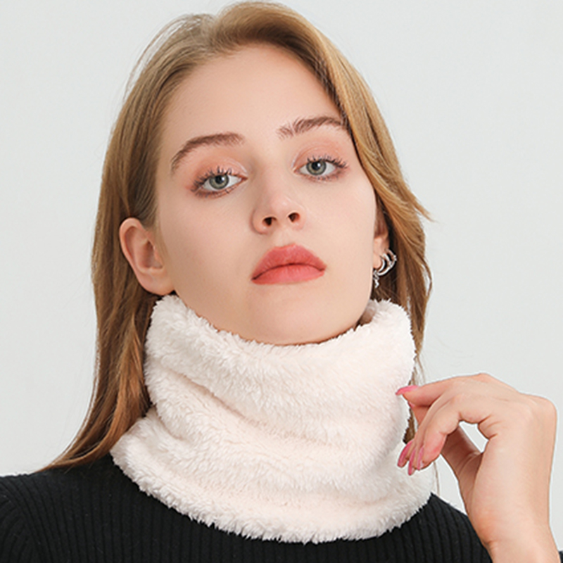 Muffler Men Wool - Sciarpa invernale con anello di colore